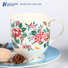 Цветочный кружка керамический королевский кофе кружка фарфор домашняя кружка чая
